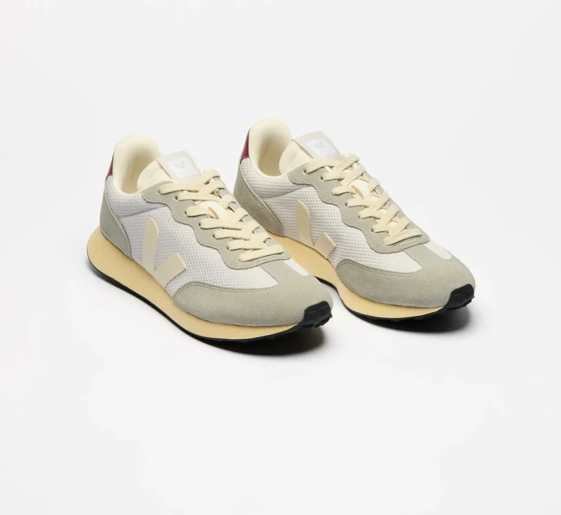 Tênis VEJA Feminino Rio Branco II Alveomesh Light Grey Pierre Marsala VEJA - VERT Oficial 2