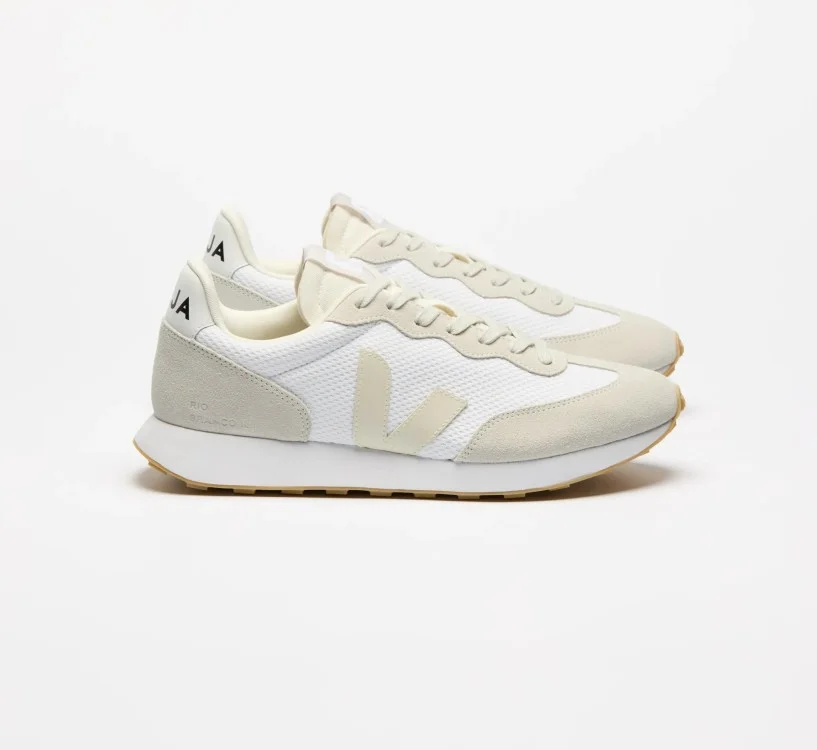 Tênis VEJA Feminino Rio Branco II Alveomesh Branco Pierre VEJA - VERT Oficial