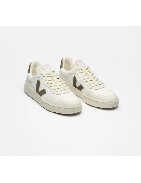 Tênis VEJA Masculino V-90 B-Mesh Branco Kaki VEJA - VERT Oficial