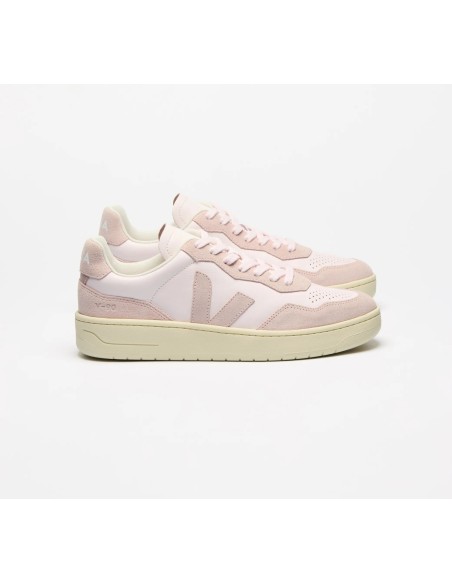 Tênis VEJA Feminino V-90 Couro Lassi Petale VEJA - VERT Oficial