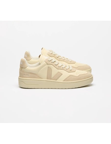 Tênis VEJA Feminino V-90 Couro Cashew Oat VEJA - VERT Oficial