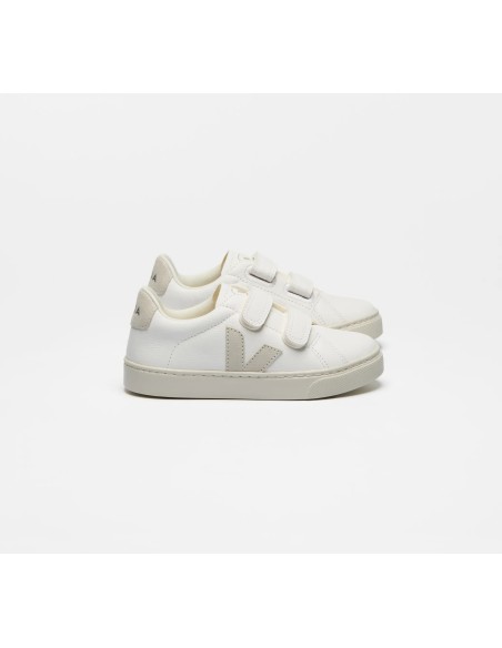 Tênis VEJA Infantil Esplar Couro Branco Natural VEJA - VERT Oficial