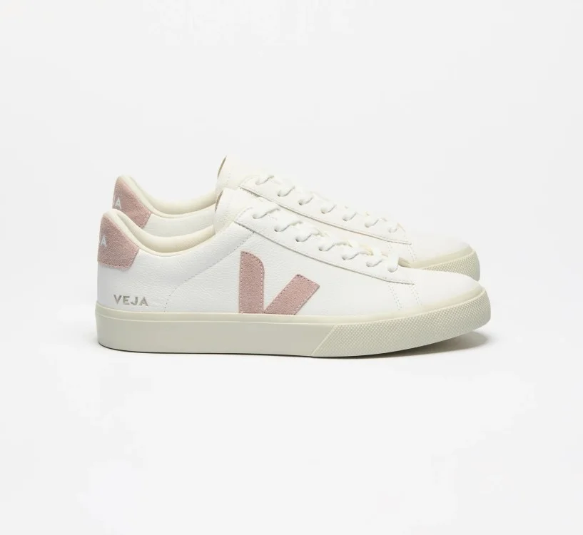 Tênis VEJA Feminino Campo Couro Branco Babe VEJA - VERT Oficial