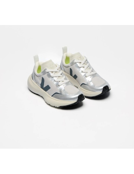 Tênis VEJA Infantil Canary Mini - Alveomesh Light Grey California Silver VEJA - VERT Oficial Oficial