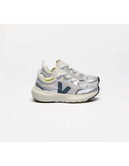 Tênis VEJA Infantil Canary Mini - Alveomesh Light Grey California Silver VEJA - VERT Oficial Oficial