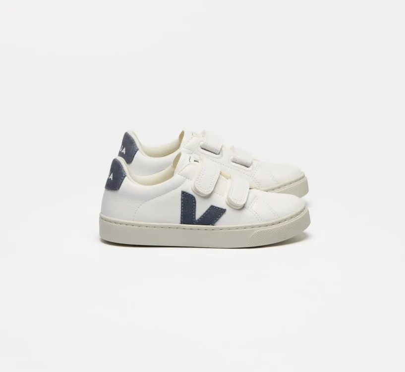 Tênis VEJA Infantil Esplar Mini - Couro Branco California VEJA - VERT Oficial