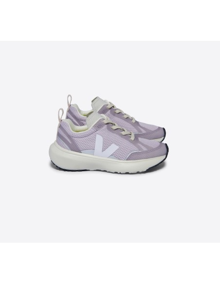 Tênis VEJA Infantil Canary Mini - Alveomesh Parme Branco - VEJA - VERT Oficial