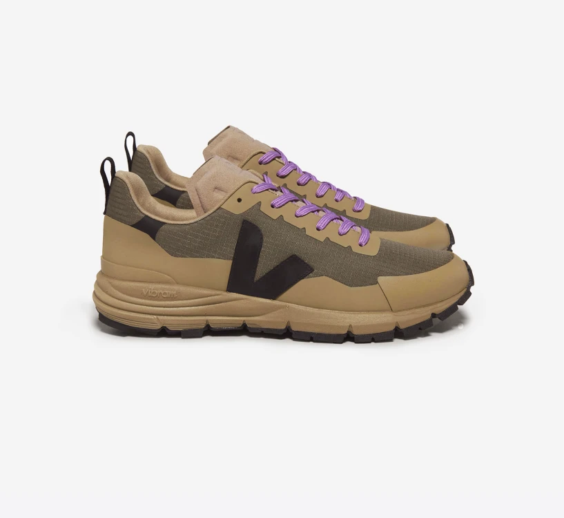 Tênis VEJA Masculino Dekkan Ripstop Kaki Preto VEJA - VERT Oficial