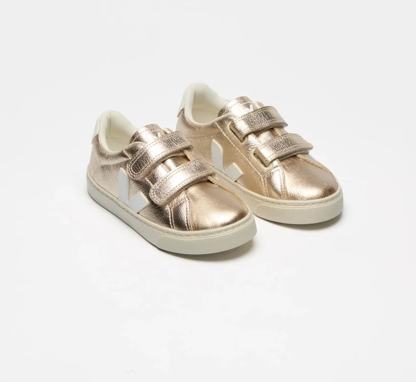 Tênis VEJA Infantil Esplar Couro Platine Branco VEJA - VERT Oficial 2