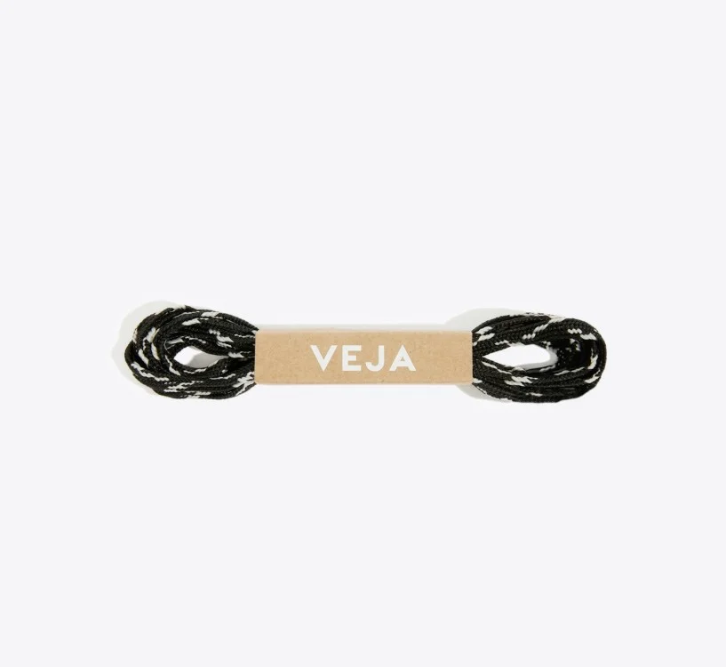 Cadarço para Tênis Preto – Poliéster Reciclado - VEJA - VERT Oficial