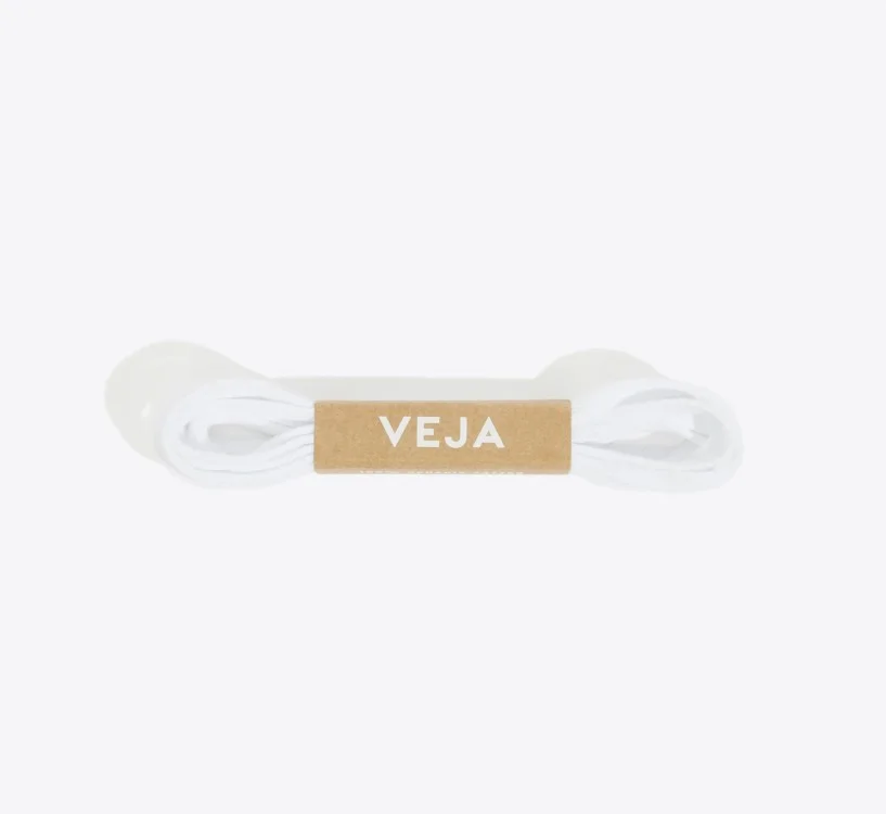 Cadarço para Tênis Branco – Algodão Orgânico - VEJA - VERT Oficial