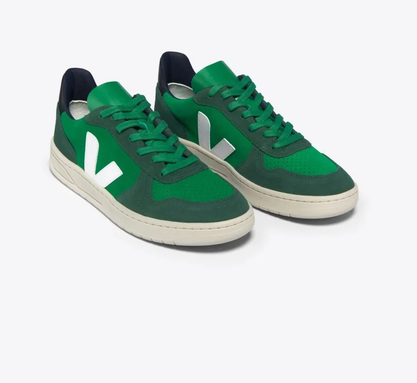 Tênis VEJA masculino V-10 verde, cinza e preto - VEJA - VERT 2