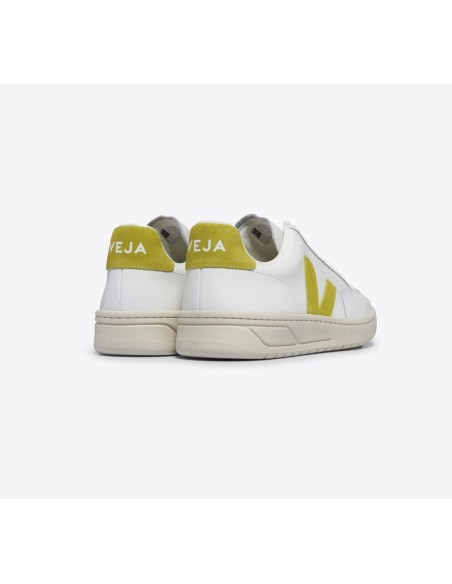 Tênis VEJA feminino V-12 Couro Branco Liquor - VEJA - VERT