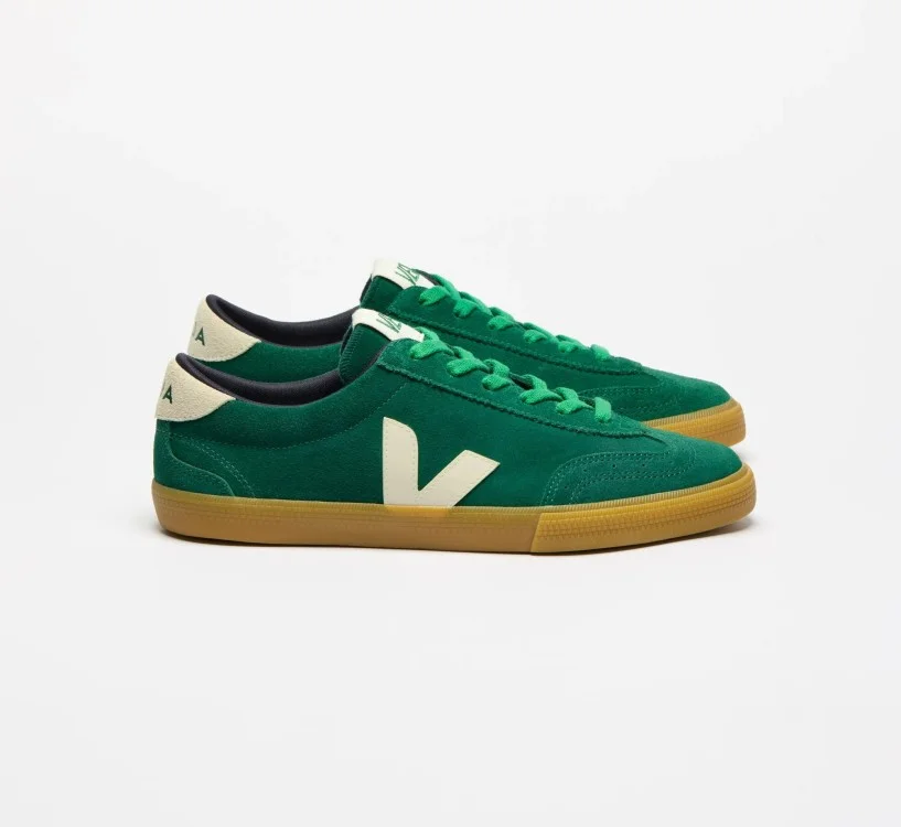 Tênis VEJA feminino Volley camurça verde - VERT
