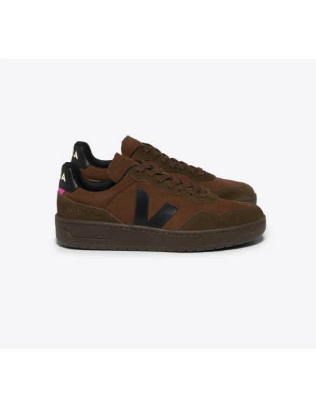 Tênis VEJA masculino V-90 suede marrom - VEJA - VERT