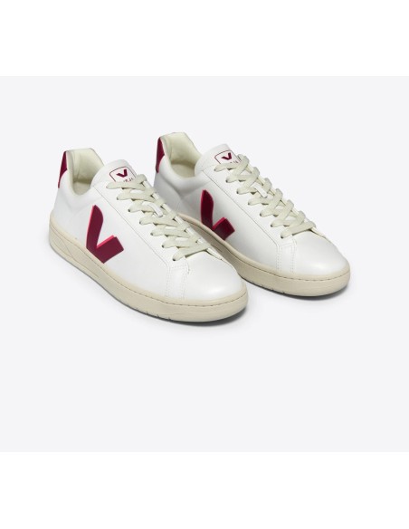 Tênis VEJA feminino URCA branco com rosa - VEJA - VERT
