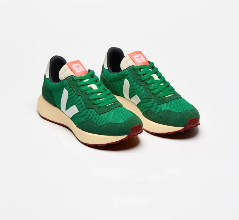 Tênis VEJA Masculino Paulistana verde e branco - VEJA - VERT 2