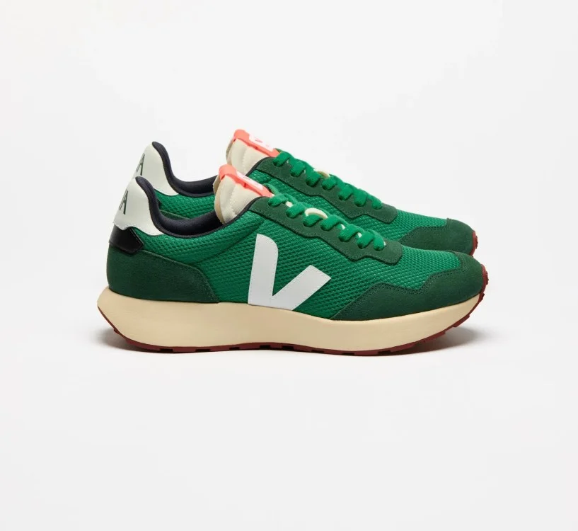 Tênis VEJA Masculino Paulistana verde e branco - VEJA - VERT