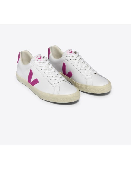 Tênis VEJA feminino Esplar branco com roxo - VEJA - VERT