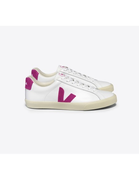 Tênis VEJA feminino Esplar branco com roxo - VEJA - VERT