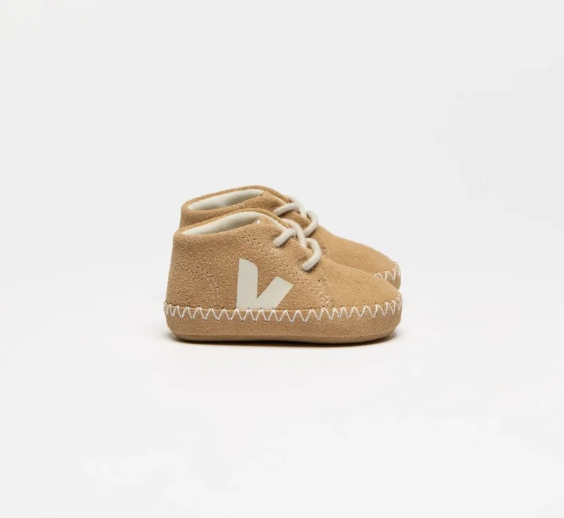 Tênis VEJA Infantil Baby Suede Marrom Pierre VEJA - VERT Oficial