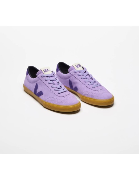 Tênis VEJA feminino Volley suede roxo lavanda - Oficial