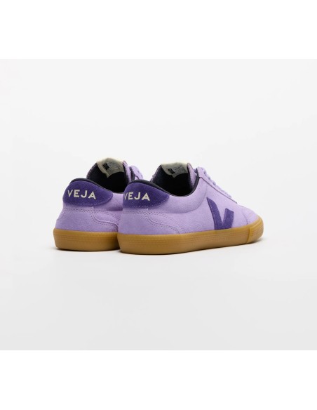 Tênis VEJA feminino Volley suede roxo lavanda - Oficial