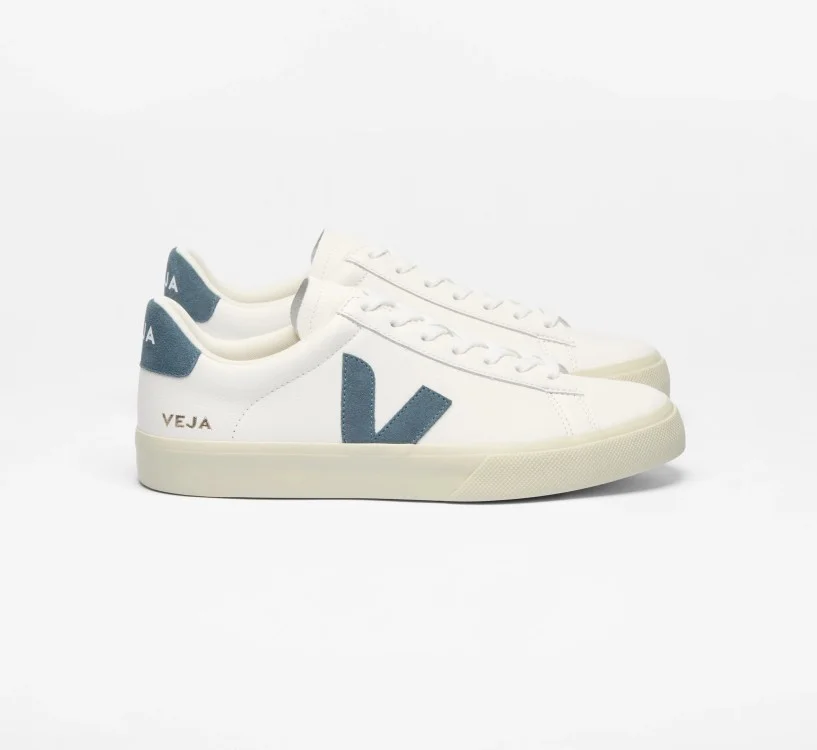 Tênis VEJA Feminino Campo Couro Branco California VEJA - VERT Oficial
