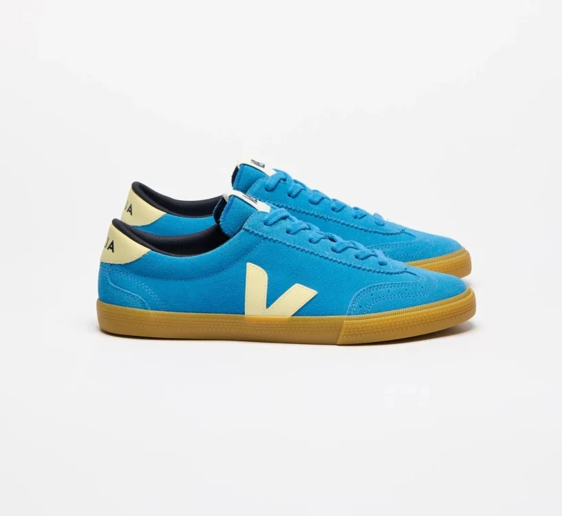 Tênis VEJA feminino Volley suede azul - Oficial