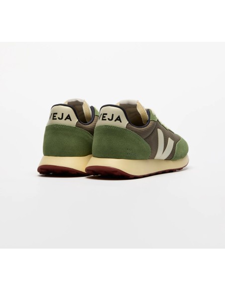 Tênis VEJA feminino Rio Branco II  kaki e cinza Oficial