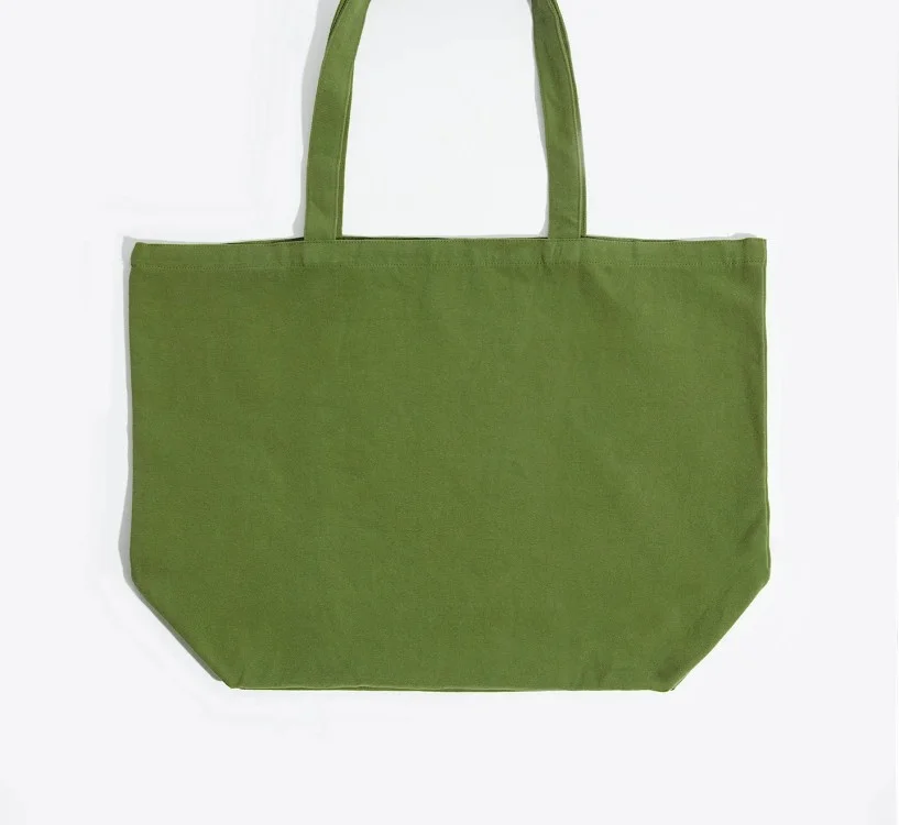 Bolsa tote VEJA algodão orgânico verde pesto - Oficial 2