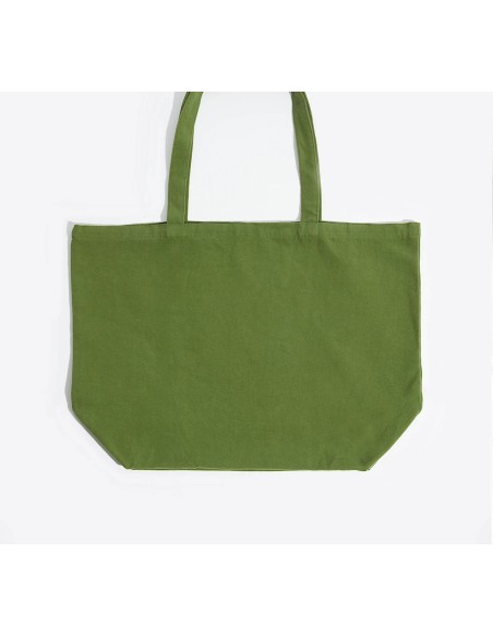 Bolsa tote VEJA algodão orgânico verde pesto - Oficial