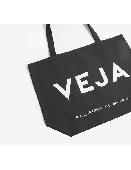 Bolsa tote VEJA São Paulo algodão azul - Edição limitada