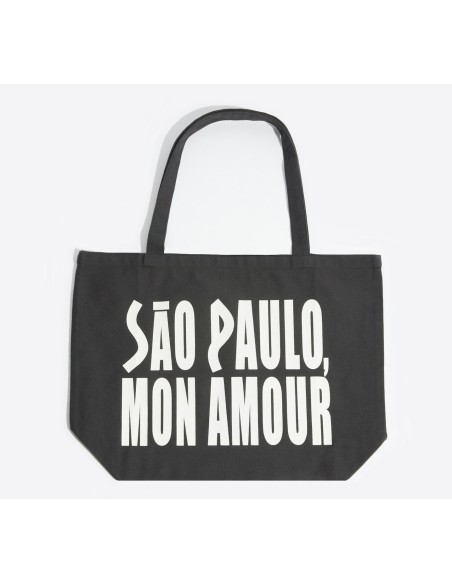 Bolsa tote VEJA São Paulo algodão azul - Edição limitada