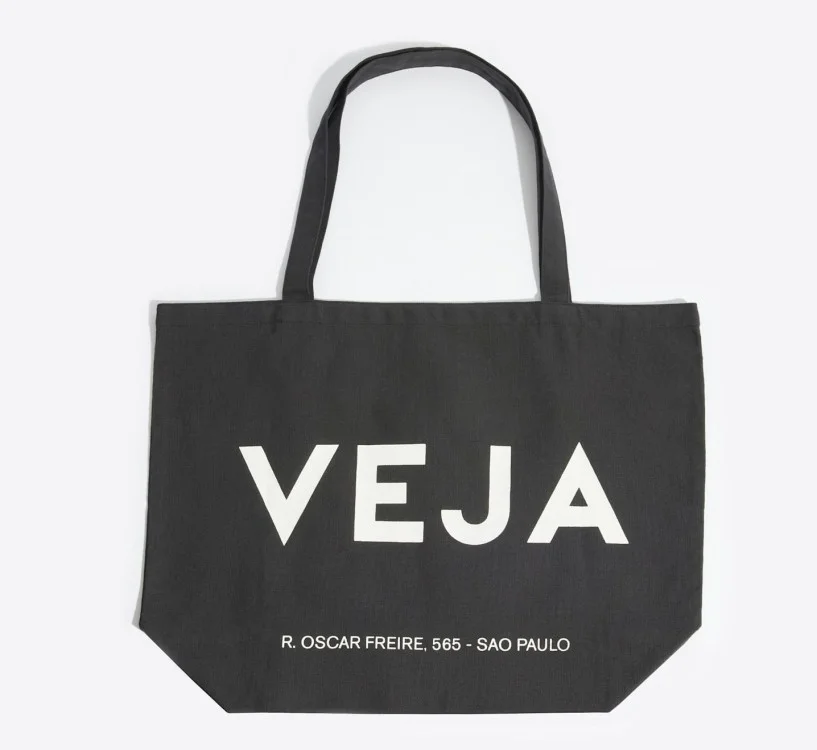 Bolsa tote VEJA São Paulo algodão azul - Edição limitada 2