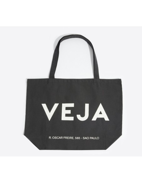 Bolsa tote VEJA São Paulo algodão azul - Edição limitada