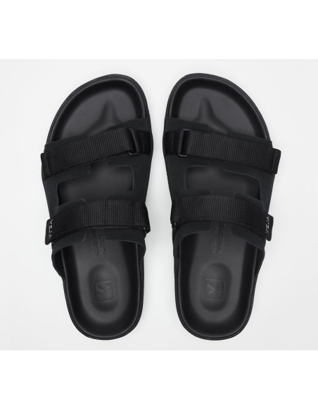 Sandália VEJA Feminina Arpoador suede preta - VERT Oficial