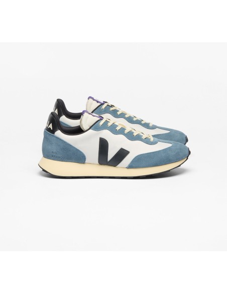 Tênis VEJA Feminino Rio Branco II casual branco e preto VEJA - VERT