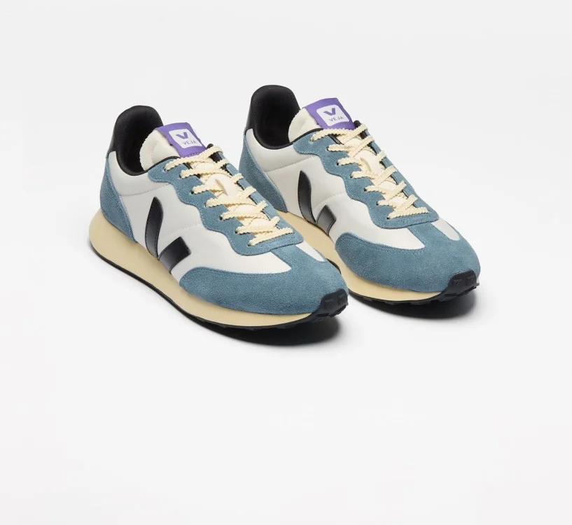 Tênis VEJA Feminino Rio Branco II casual branco e preto VEJA - VERT 2