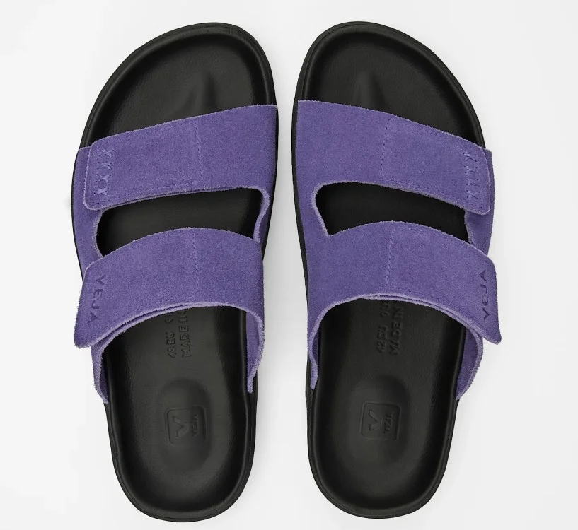 Sandália VEJA Feminino Etna Suede Açai Preto VEJA - VERT Oficial 2