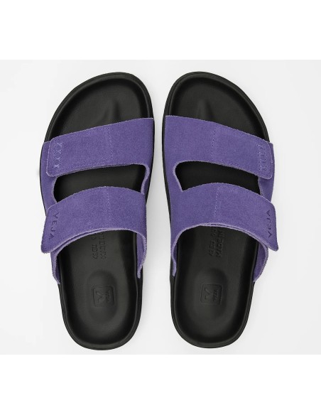 Sandália VEJA Feminino Etna Suede Açai Preto VEJA - VERT Oficial