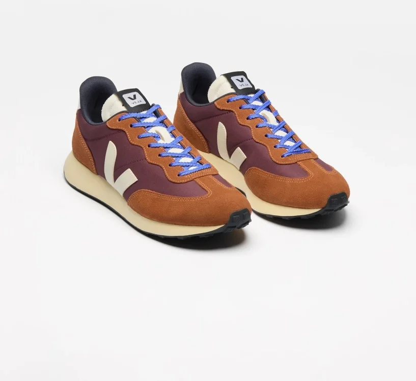 Tênis VEJA Masculino Rio Branco II casual vinho e marom VEJA - VERT 2