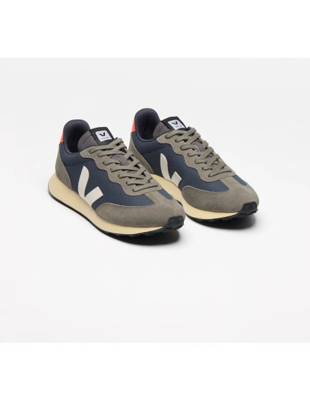 Tênis VEJA Feminino Rio Branco II casual azul e laranja VEJA - VERT