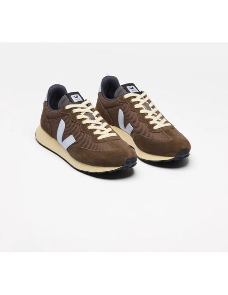 Tênis VEJA Feminino Rio Branco II casual Marrom e Azul - VERT