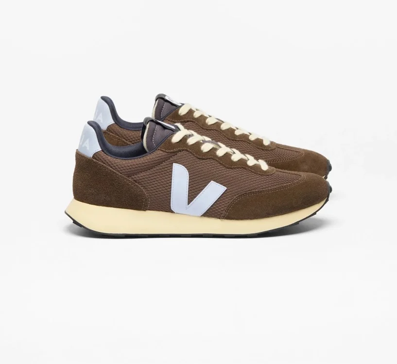 Tênis VEJA Feminino Rio Branco II casual Marrom e Azul - VERT