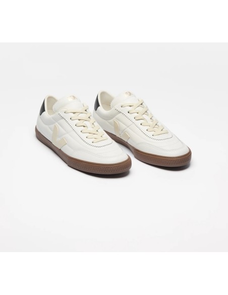 Tênis VEJA Masculino Panenka couro branco e preto VEJA - VERT
