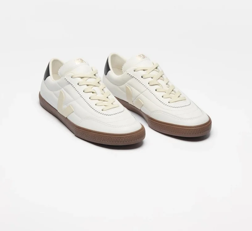 Tênis VEJA Feminino Panenka couro branco e preto VEJA - VERT 2