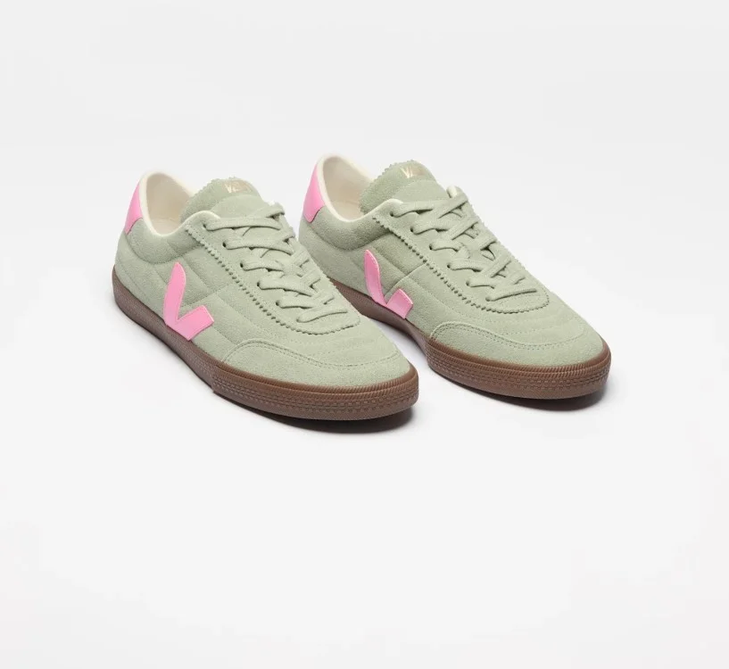 Tênis VEJA Feminino Panenka Camurça Clay VEJA - VERT 2