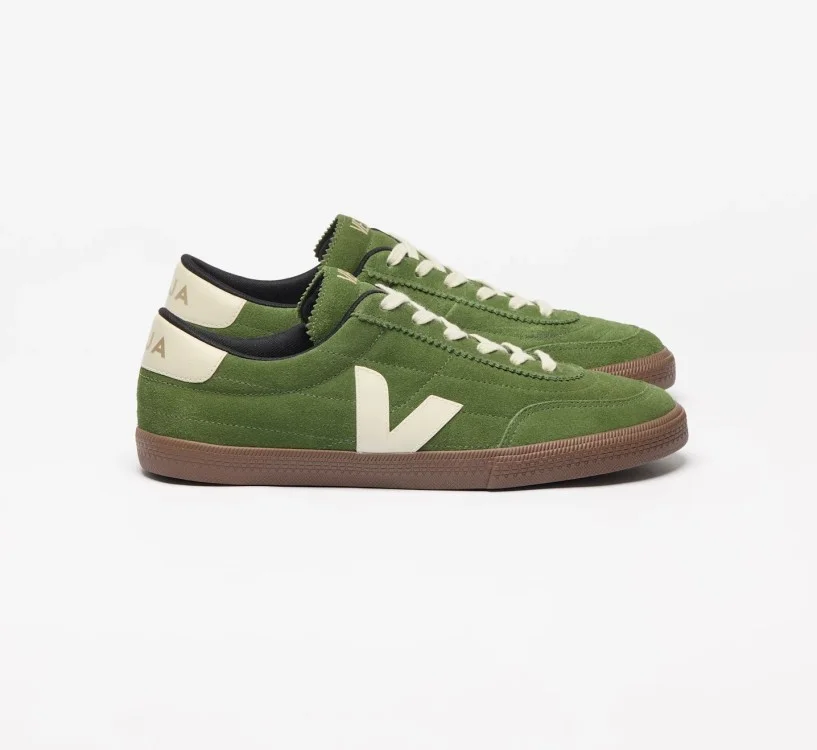 Tênis VEJA Feminino Panenka camurça verde militar VEJA - VERT