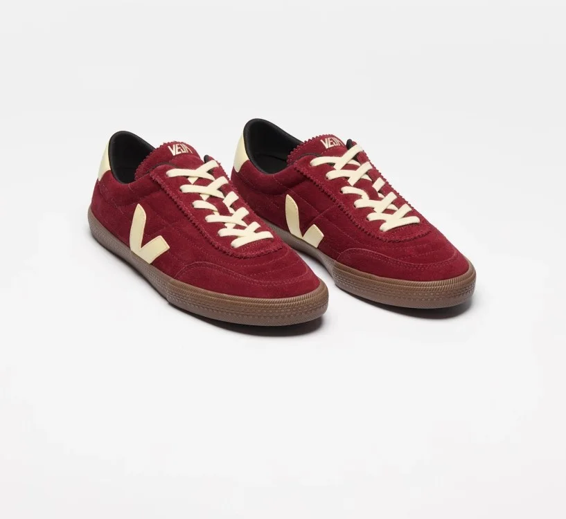 Tênis VEJA Feminino Panenka camurça vinho e marrom VEJA - VERT 2